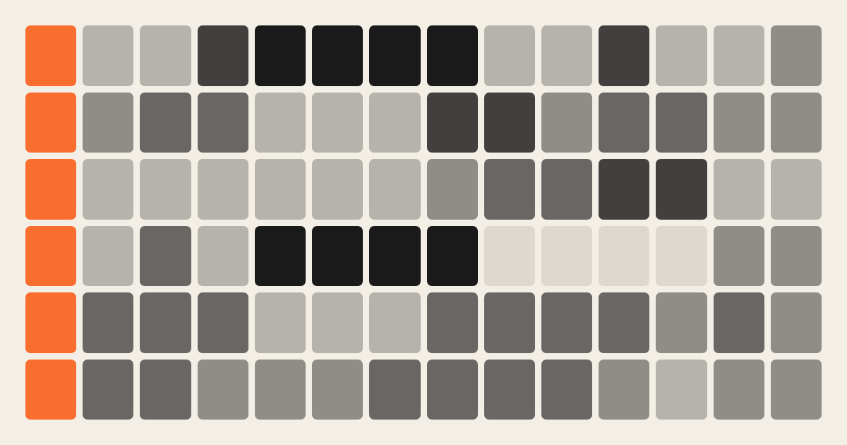 Heatmap of 14 tools scored on six dimensions