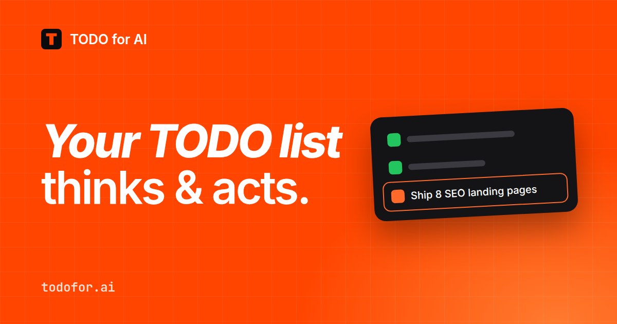 TODO for AI preview